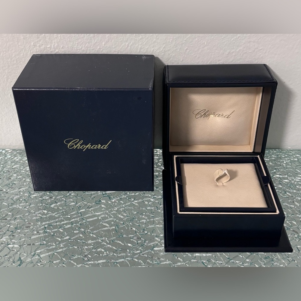Chopard Ring Presentation Inner & Outter Dust Box 4.75”x4.75” In great condition